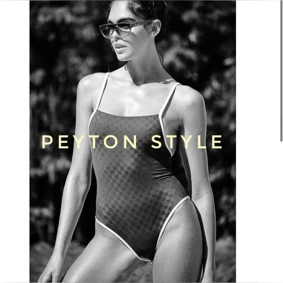 ACACIA - Piped Peyton Full Piece Swimsuit in Citrine - XL - Picture 12 of 16